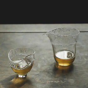 玻璃制品 浮游盖碗 浮游矮款公道杯 浮游小品杯 公道杯 潮汐主人杯