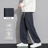 【加绒保暖】罗蒙秋冬款灯芯绒休闲裤男士抽绳设计宽松时尚潮男舒适百搭直筒男长裤子 商品缩略图5