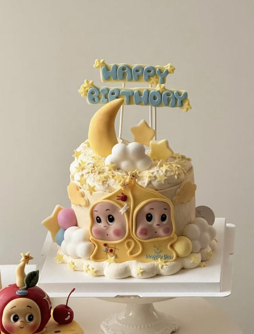 星星人双子蛋糕 商品图0