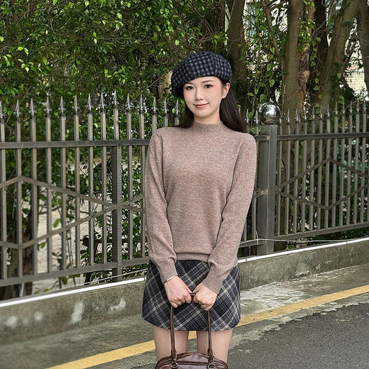 清仓薅羊毛【衣本素 纯色百搭100%羊毛衫】 出口fa国原单 100%绵羊毛衫 一线成衣 商品图0