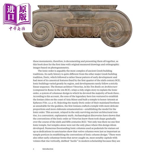【中商原版】Retrospective Columns 进口艺术 回顾性柱式：希腊建筑中的爱奥尼亚柱头与历史认知 Princeton University 商品图2