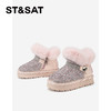 【童鞋】星期六闪闪亮片加绒厚底女童雪地靴SSD419AL18 商品缩略图6