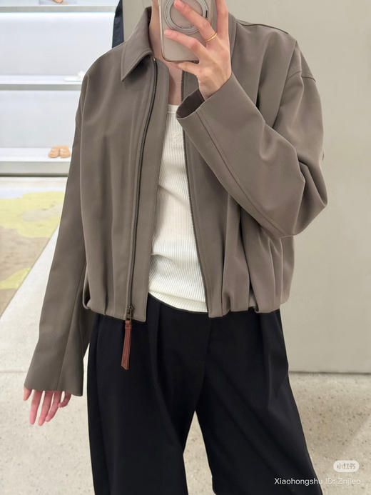 116-2 排他性独家圆正 Lew高支高密 气球夹克外套 我穿38码 商品图2