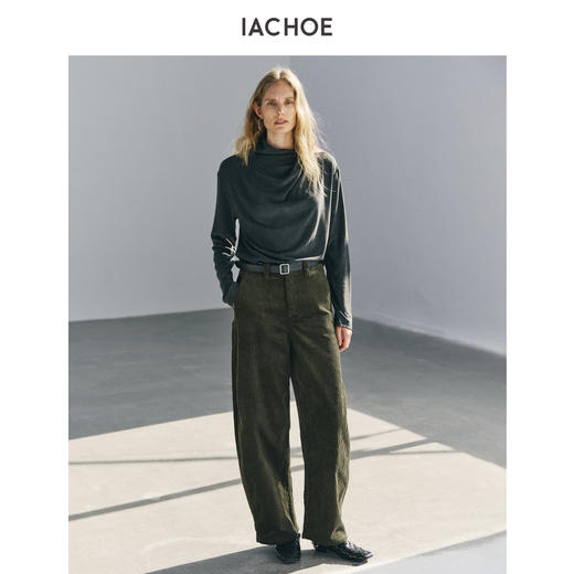 棉仓3621501021-荡领打底T恤 商品图3