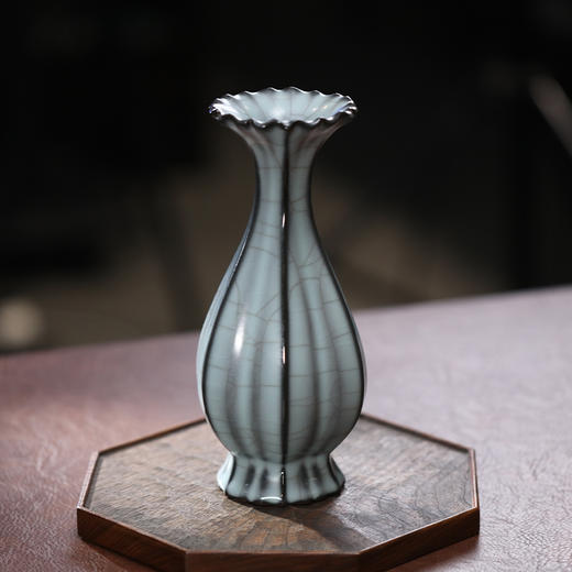 问鼎官窑宋青金标菊口瓶（缺货） 商品图2