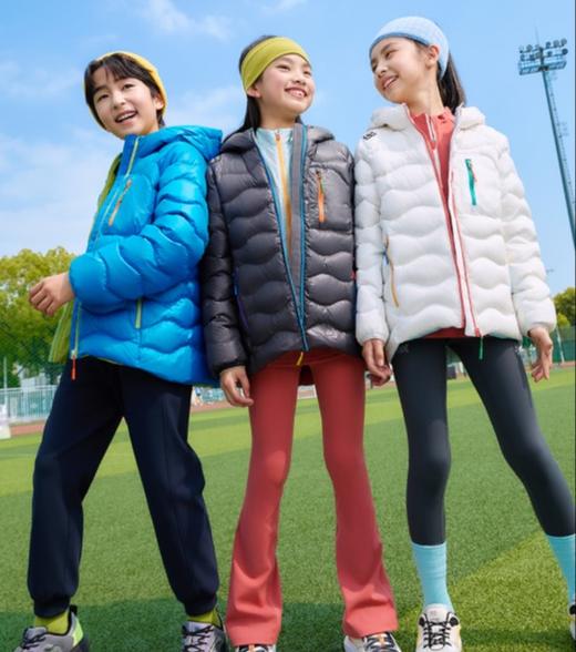 老米优品🎈【品牌授权】亲子！《炫彩吐司运动羽绒服》森林棠25冬季！男童女童活力撞色加厚保暖羽绒服80932145 商品图1