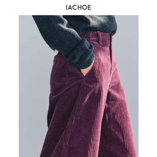 棉仓3671518003-全棉复古灯芯绒休闲裤 商品图3