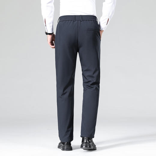 【鹅绒裤】罗蒙男士冬季鹅绒裤休闲商务版型保暖舒适御寒直筒通勤男长裤子 商品图6