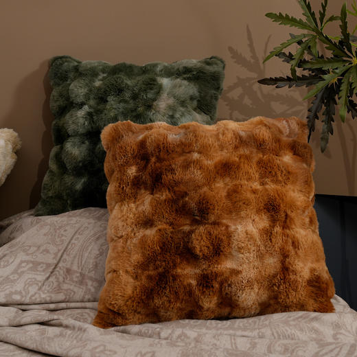 罗莱软装 梦幻兔绒抱枕 50*50cm 商品图5