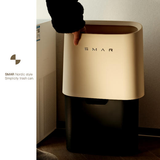 娜家双桶夹缝垃圾桶 商品图4