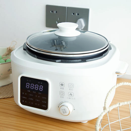 【蓝宝双盖电压力锅4L】是压力锅也是汤锅  煮饭/煲汤都可以~ 商品图11