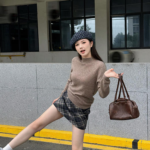 清仓薅羊毛【衣本素 纯色百搭100%羊毛衫】 出口fa国原单 100%绵羊毛衫 一线成衣 商品图2