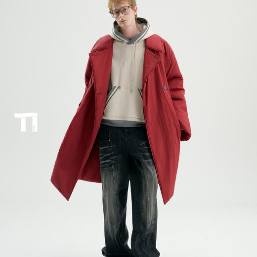 启世录TIWILLTANG"柔氲浮岚"幻夜云朵棉服保暖外套慵懒便携大衣 商品图1