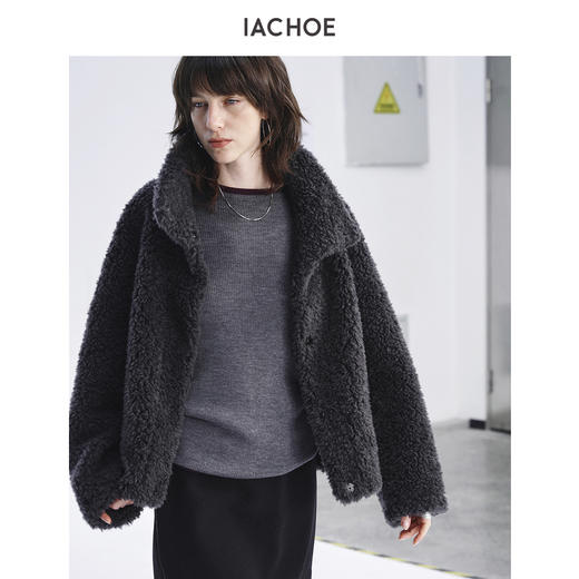 棉仓3671566018-绵羊毛颗粒外套 商品图2