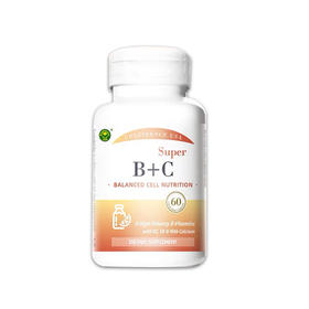 美国信心药业超级维B+C咀嚼片 （男女适用）60片/瓶     A-5432 （效期28-6）