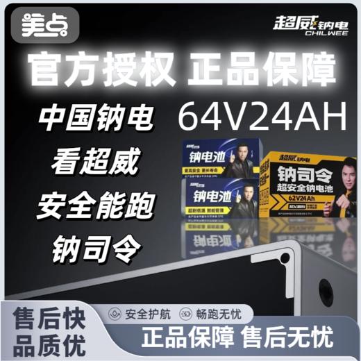 【双十一美点特惠】62V24A 超威钠司令 武汉到店 商品图0