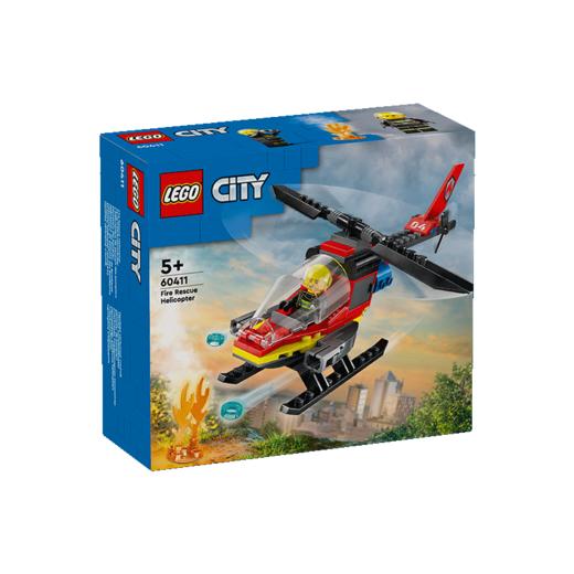 5702017582931  乐高Lego  积木拼搭 城市60411消防直升机 儿童玩具5岁以上益智拼插 商品图0