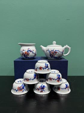 釉下彩壶杯茶具套组