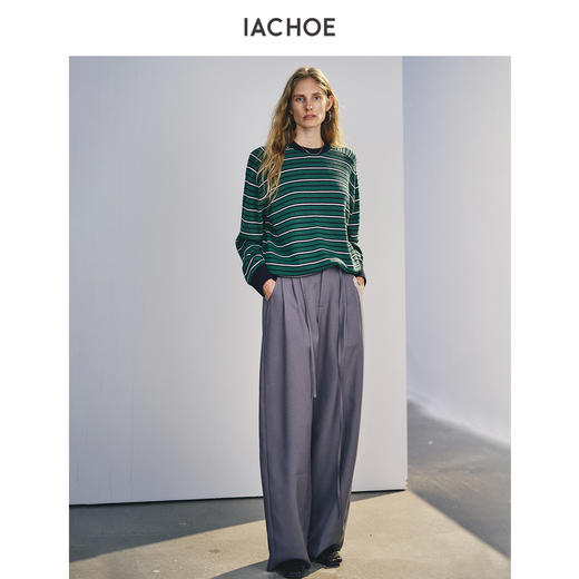 棉仓3661505016-绿野仙踪条纹羊毛毛衣 商品图2