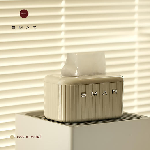 娜家奶油风纸巾盒 商品图0