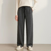 茧墨 高腰窄版软糯休闲直筒阔腿裤 商品缩略图6