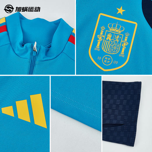 SFS阿迪达斯Adidas2026世界杯西班牙冬季半拉链训练服长袖KA8196 商品图2
