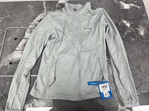 瑕疵Columbia/哥伦比亚 女士合身版型户外吸湿速干格子绒立领抓绒衣 商品图0