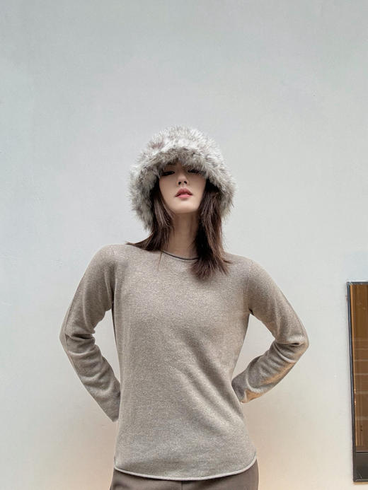 【体验款羊绒】噢蜜ooomeooo真基础的本命魔咒羊绒打底衫 商品图3