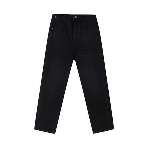 谜底烟管裤九分裤2025冬新品百搭修身显瘦弹力牛仔裤女254MJ1727 商品图4