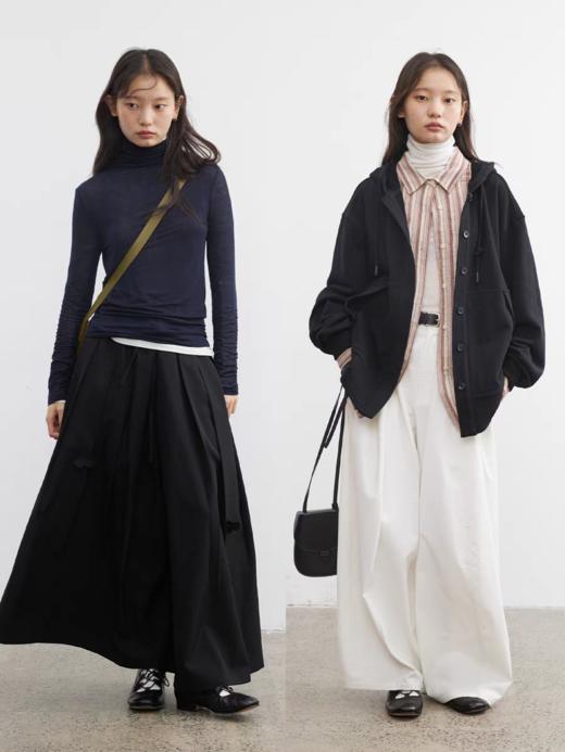 步履不停/5C16098C/纯色长袖高领打底衫 商品图3