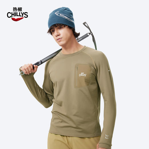 男装圆领长袖上衣（磨毛）2593 商品图0