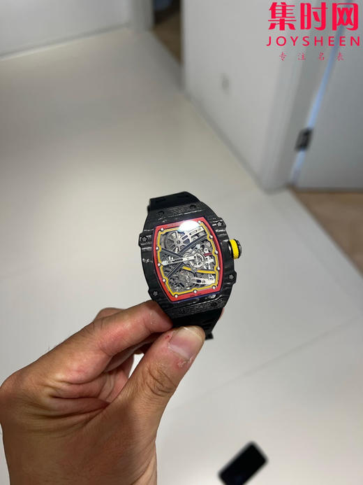【贵重物品】只适合高端玩家 理查德米勒RM67-02 V3版 震撼登场！男士腕表 黑德国配色 一体机 摆轮会动 商品图0