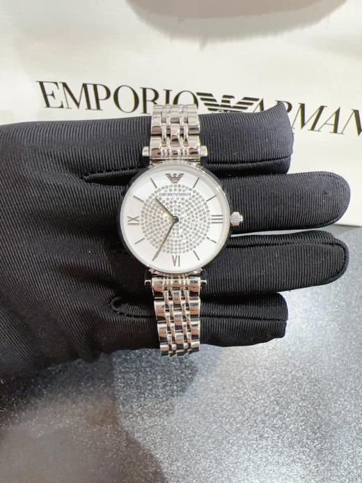 Armani阿玛尼满天星手表女士男士镶钻石英防水轻奢腕表 商品图8