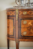 【已售】独角鹿西洋古董路易十六风格铜鎏金装饰大理石面细木镶嵌边柜 商品缩略图2