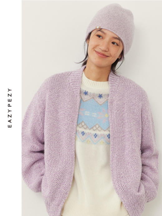 羊绒羊毛卷边懒人帽 商品图2