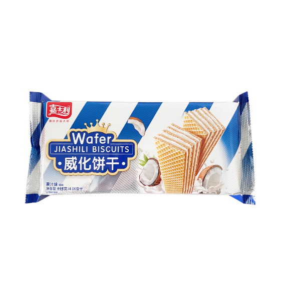 嘉士利威化饼干果汁椰子味115g(6901180337785)