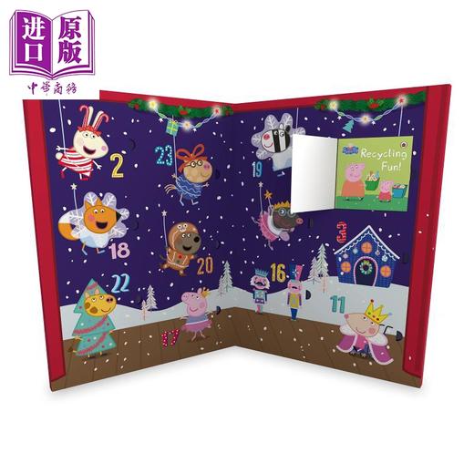 【中商原版】粉红猪佩奇新年盲盒书 Peppa Pig Advent Book Collection 故事书24册 含圣诞特别版 小猪佩奇节庆绘本 英文原版 商品图1