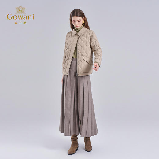 乔万尼轻薄羽绒服女款冬季新款小个子短款外套EF4T172 商品图2