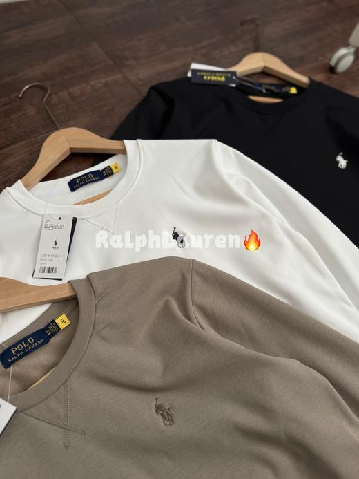 拉夫家小马刺绣基础简约款拉绒加厚卫衣 商品图3