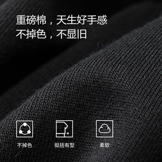 棉仓362808008-重磅全棉半开襟拉链套头立领卫衣男  秋季宽松廓形休闲外套 商品图2