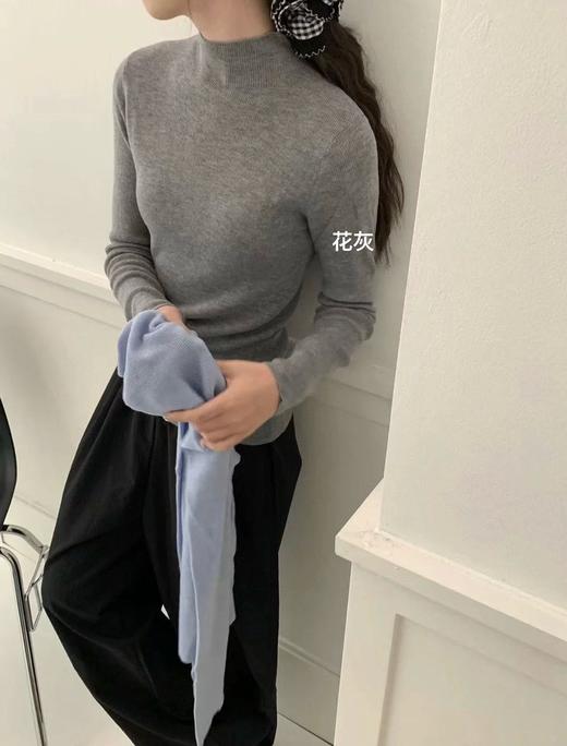 【YW】无忧购19色一体领中领兔绒打底衫（截单后7天发货） 商品图11