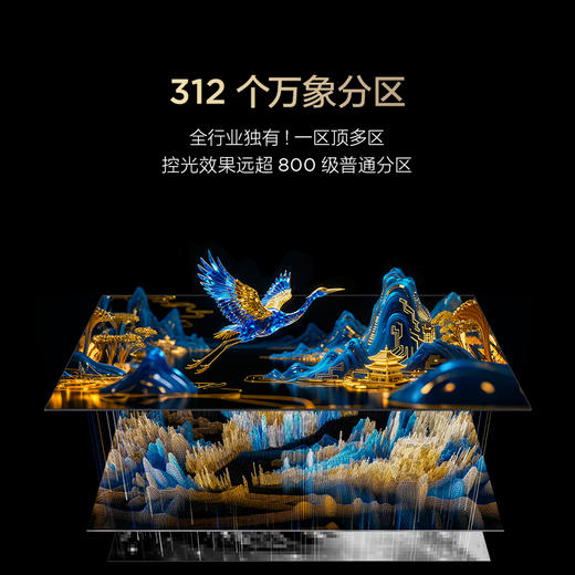 【FFALCON雷鸟】鹤6 26款 75英寸 万象分区QD-MiniLED1300nits 高阶HVA安桥音响288Hz高刷电视 75R69A 商品图4