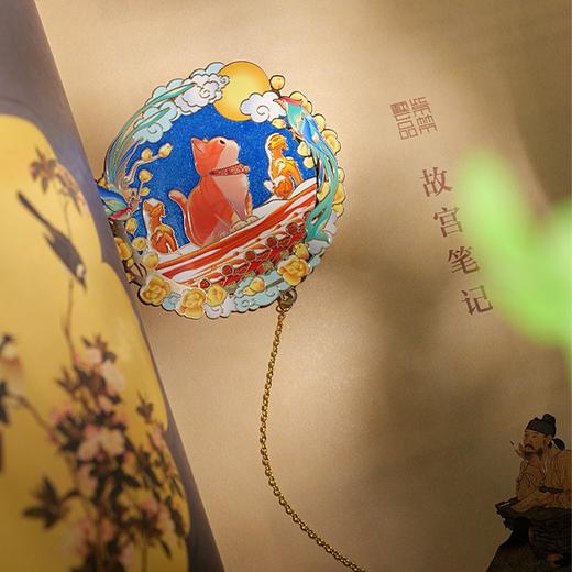 宫猫戏雪金属书签 商品图4
