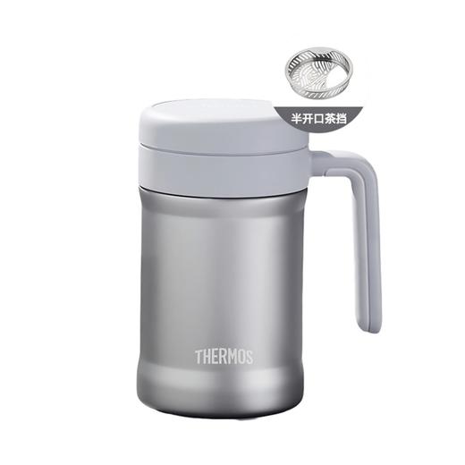 THERMOS 膳魔师 高真空不锈钢保温杯 TCNE-500S GY 530ml 茶杯 烟灰 商品图0