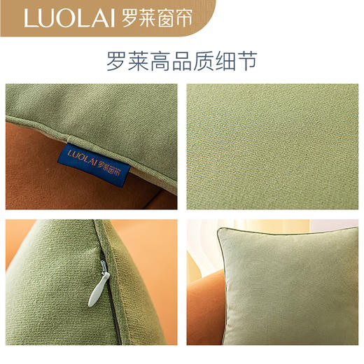 罗莱软装 秋分芝麻糊色抱枕  45*45cm 商品图3