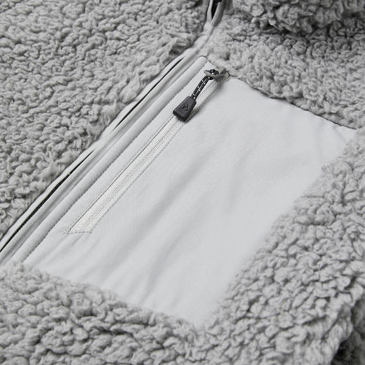 ROMI STUDIO“温暖已至”梭织高领锁温YKK拉链摇粒绒外套RWCAWD5512 商品图3