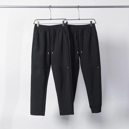D110604御寒保暖冬季加绒厚款男士新品直筒松紧腰自发热休闲长裤！ 商品图3