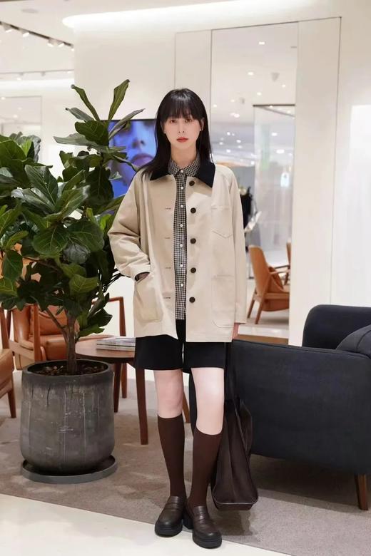 D110614巴恩风高密斜纹棉都市休闲夹克外套 商品图2