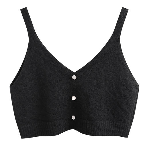 【YW】无忧购【甄选】外搭百搭V领小背心毛衣针织马甲（截单后3-5天发货） 商品图6