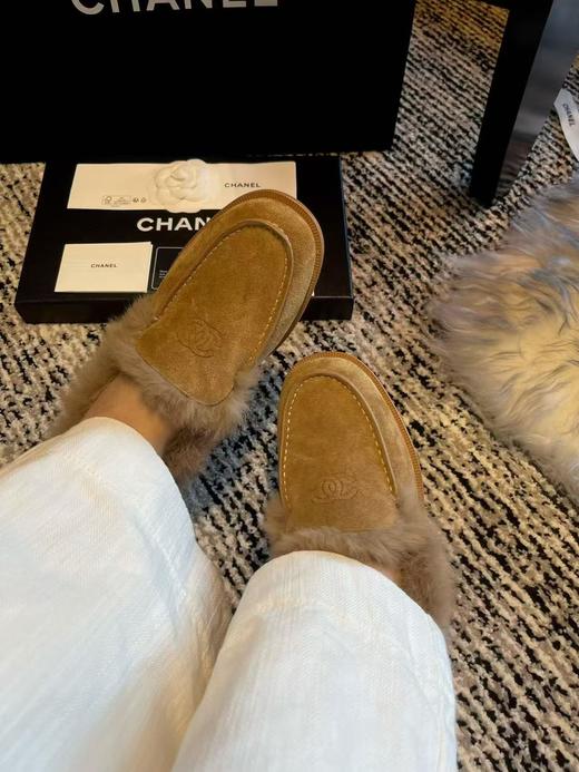 香奈儿 25新款coco neige毛毛乐福鞋（ZX*DBG） 商品图4